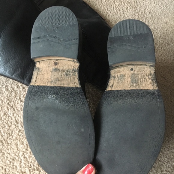 Leather Over the Knee Boots ~ New heals added - Picture 3 of 6